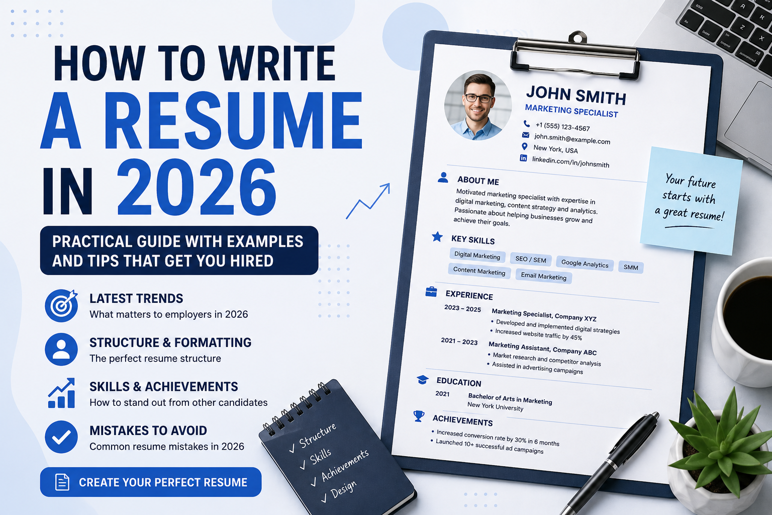 How to write a professional resume