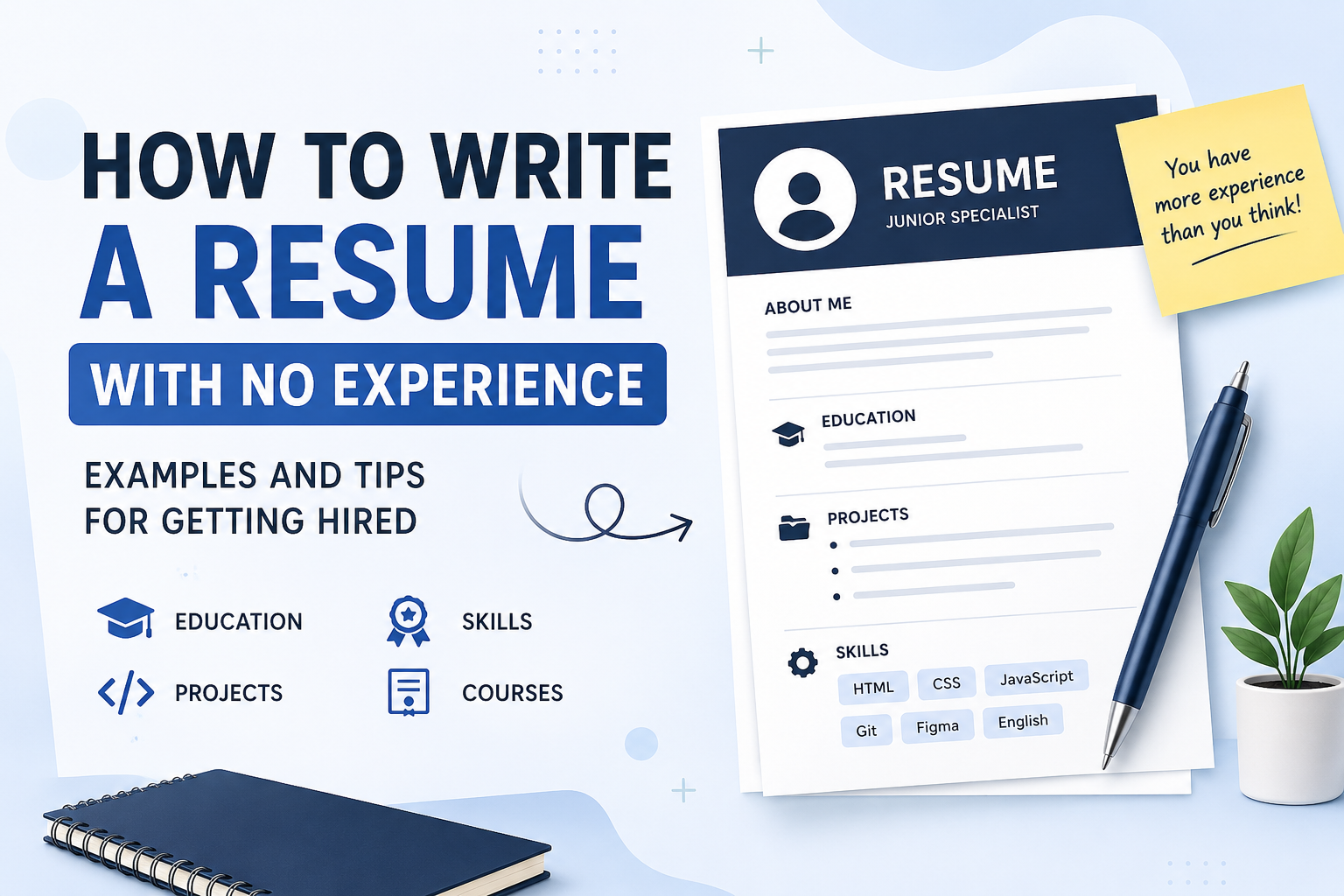 How to write a resume with no experience