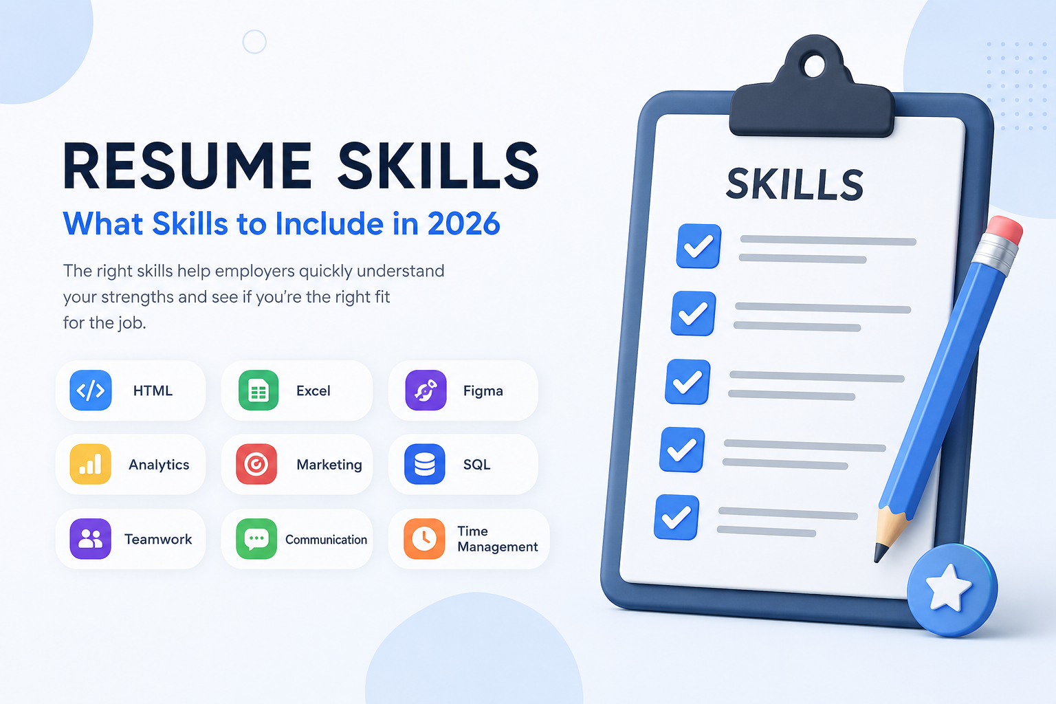 What skills to put on a resume